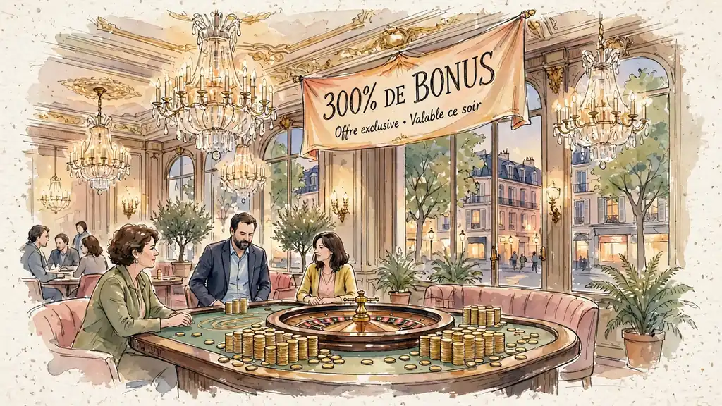 Casino avec bonus 300 % en France : guide des offres