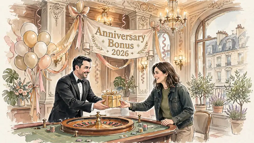 Casino avec bonus anniversaire : conditions et soirée
