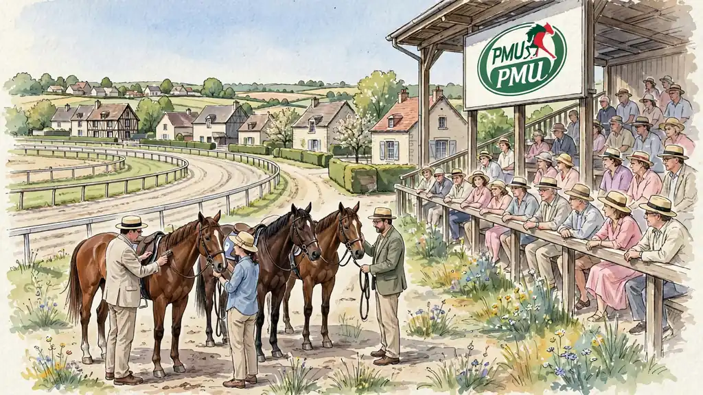 Piste de course hippique en Normandie